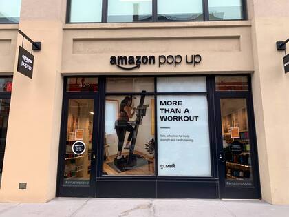 Una tienda de Amazon pop-up