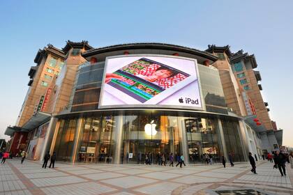 Una tienda de Apple en Beijing