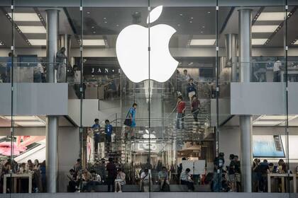 Una tienda de Apple en China, uno de los mercados más importantes para la compañía luego de Estados Unidos