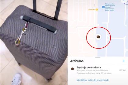 Una tiktoker mexicana compartió el gadget que utiliza para olvidarse de las pérdidas de equipaje