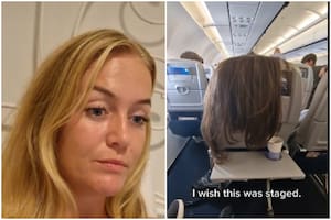 Mostró la poco empática decisión de un pasajero en el avión y se hizo viral