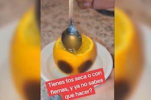 Una tiktokera reveló el truco casero para eliminar la tos y mucosidad (Captura video)