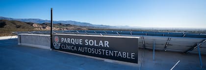 Una toma desde el parque solar de GEOF.
