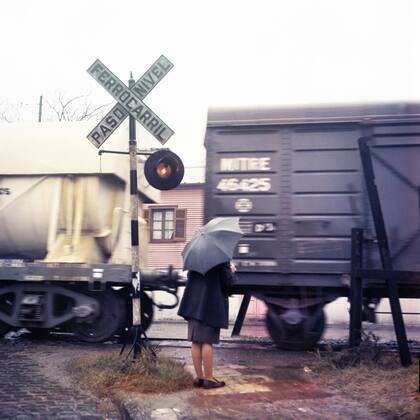 Una toma en color de La Boca, en 1959