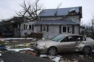 Las fuertes imágenes de la devastación que causaron los tornados en Ohio, Indiana y Kentucky