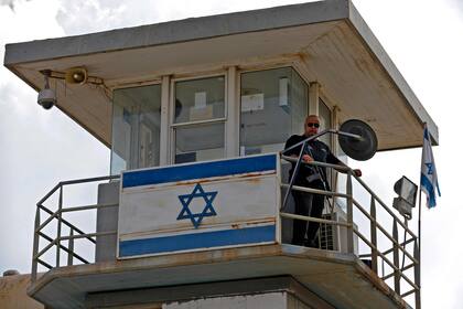 Una torre de control en la cárcel de Gilboa
