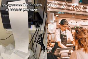 Una trabajadora mostró la peor parte de trabajar en una tienda de comida rápida; casi quiso renunciar