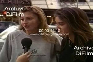 Una tuitera se reconoció en un video de archivo del año 1991 y subió el divertido hallazgo a las redes sociales