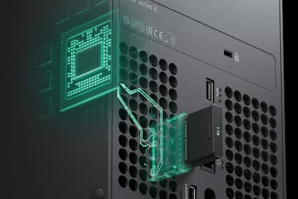 Una unidad de expansión de almacenamiento para Xbox Series X