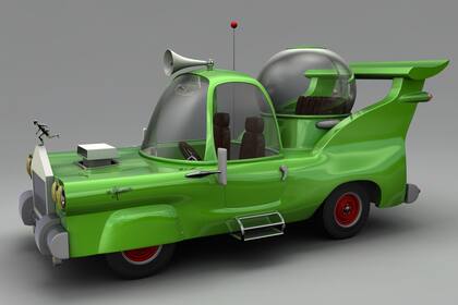 Una versión 3D del auto que soñó Homero Simpson