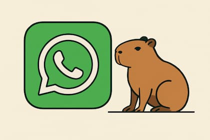 Una versión más minimalista del "modo capibara" en WhatsApp
