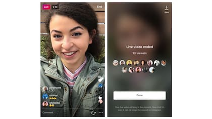 Una vez finalizada la transmisión, el usuario podrá guardar el video en vivo en la unidad de almacenamiento del teléfono