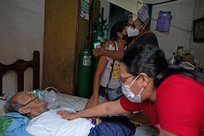 Una víctima de la variante local en Manaos, Brasil