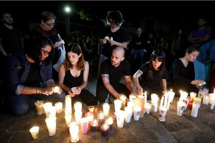 Una vigilia en homenaje a víctimas del crimen organizado en México