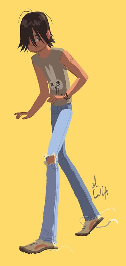 Una viñeta de BallHA9, un cómic digital interactivo desarrollado por Chromic y Krü