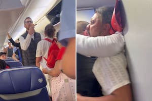 Una violenta pelea a bordo de un avión terminó con un oficial herido y un pasajero arrestado