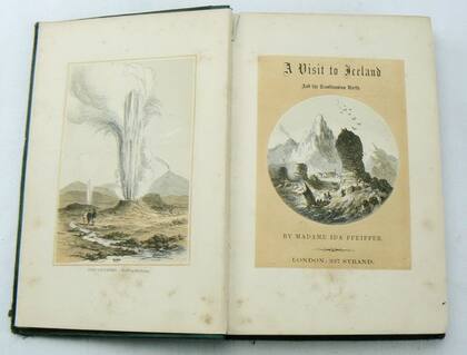 Una visita a Islandia, una de las obras de Ida Pfeiffer.