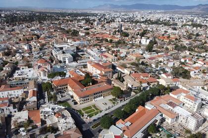 Una vista aérea de Nicosia