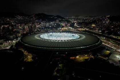 Una vista aérea del Estadio Maracaná, en Río de Janeiro; es el elegido para el partido inaugural y la final del Mundial femenino 2027