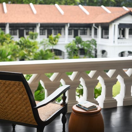 Una vista al patio interior.