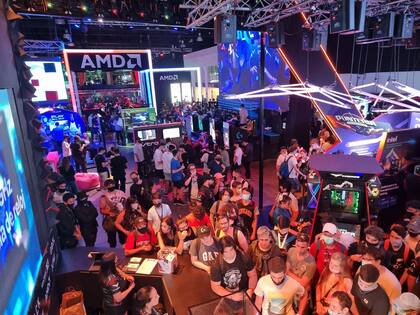 Una vista de Argentina Game Show 2021, en Costa Salguero