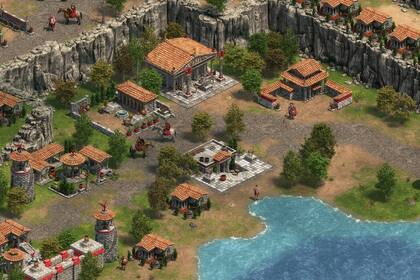 Una vista de cómo la mayor resolución cambia el aspecto del Age of Empires