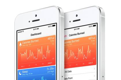 Una vista de la información que mostrará la herramienta de salud de iOS 8