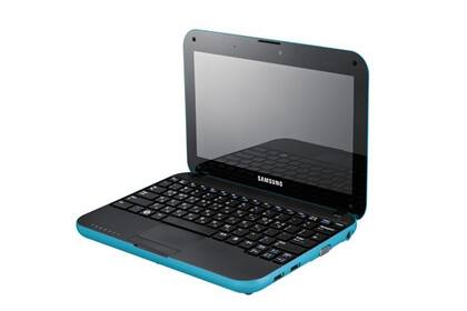 Una vista de la netbook N-Series de Samsung que presentó en la Argentina