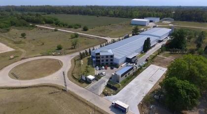 Una vista de la planta de la empresa