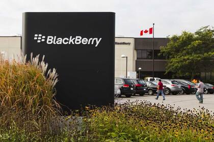 Una vista de la sede de BlackBerry en Waterloo, Canadá