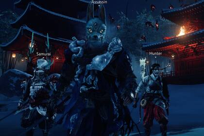 Una vista de las opciones de guerreros disponibles en el modo multijugador de Ghost of Tsushima: Legends