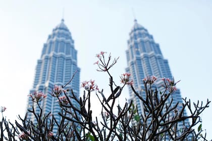 Una vista de las torres Petronas, en Kuala Lumpur