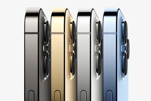 Una vista de perfil del iPhone 13 Pro, un modelo que podría dejar el notch de lado en 2022