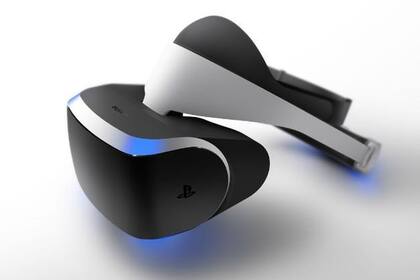 Una vista de Project Morpheus, el visor de realidad virtual de Sony