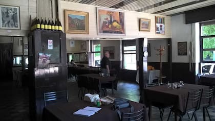 Una vista del salón