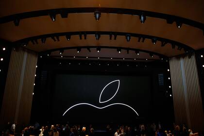 Una vista del anfiteatro Steve Jobs, ubicado en la sede de Apple en Cupertino, California