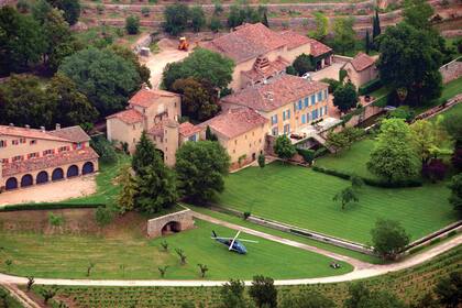 Una vista del Château Miraval, valuado en 140 millones de dólares, donde Jolie y Pitt se casaron en 2014.