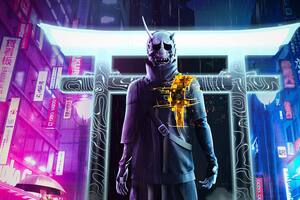 Una vista del Ghostwire: Tokyo, disponible para PC y PlayStation 5