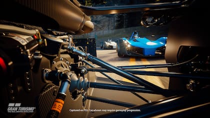 Una vista del Gran Turismo 7 corriendo en una PlayStation 5