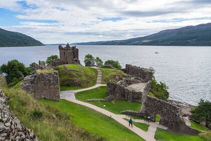 Una vista del lago Ness, en la Tierras Altas de Escocia