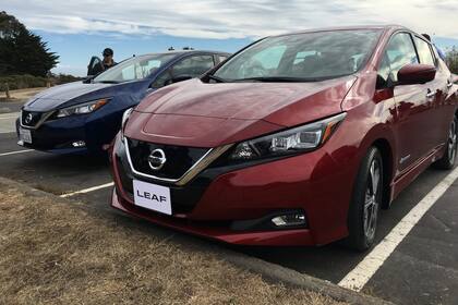 Una vista del Leaf, el vehículo eléctrico más vendido del mercado y que Nissan planea impulsar en América latina con más fuerza