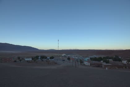 Una vista del pequeño poblado de Tolar Grande.