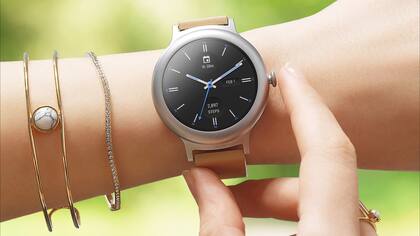 Una vista del reloj inteligente Watch Style de LG, disponible a 249 dólares