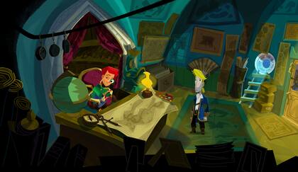 Una vista del Return to Monkey Island