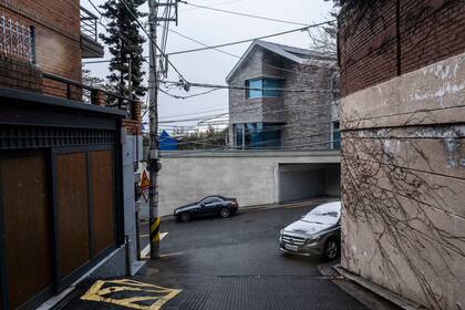 Una vista del rico distrito de Seongbuk en Sel, Corea del Sur