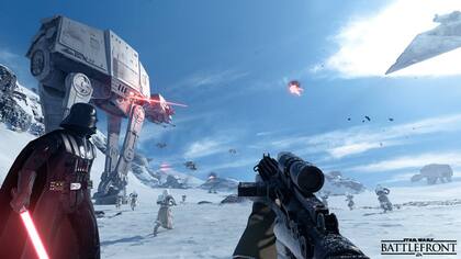 Una vista del Star Wars Battlefront