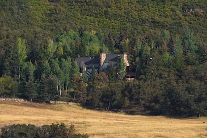Una vista del Sundance Mountain Resort, donde está ubicada la casa de la pareja