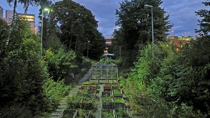 Una vista general de Garden on the track en Estocolmo