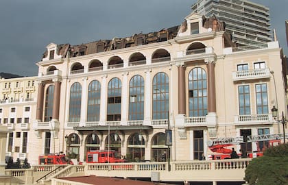 Una vista panorámica de La Leopolda, el imponente palacete que tenía en el sur de Francia.