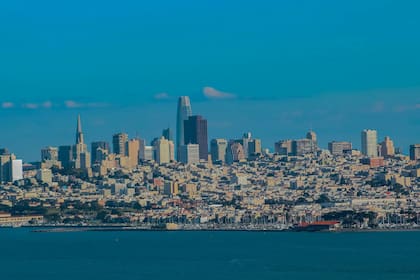Una vista panorámica de San Francisco, California